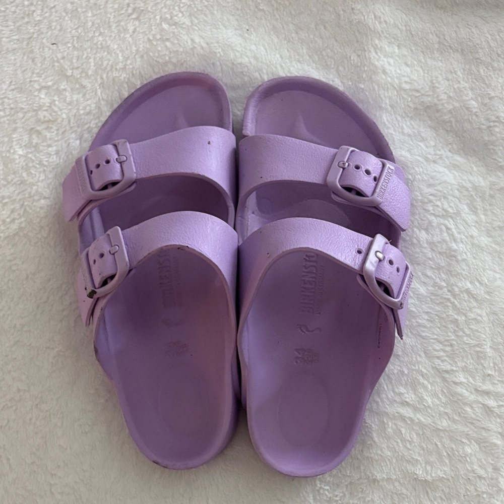 Birkenstock Lavender Double-Strap Sandals